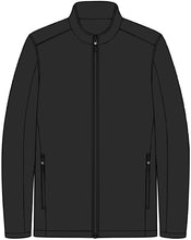 Men's Softshell Fleece Jacket — Bonded Two-Layer Wind-Resistant Jacket