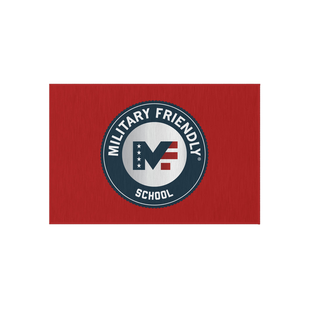 Military Friendly School's Outdoor Rug - Durable Welcome Mat