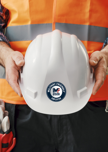 Military Friendly Hard Hat Stickers