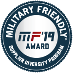 Military Friendly Supplier Diversity Award Plaque