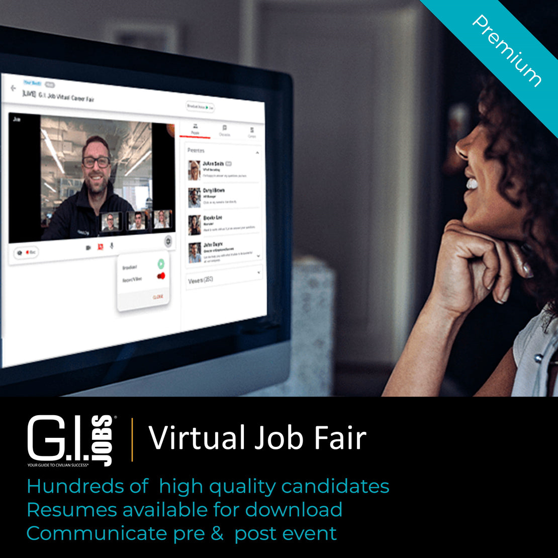 Virtual Job Fair - Sponsored Booth